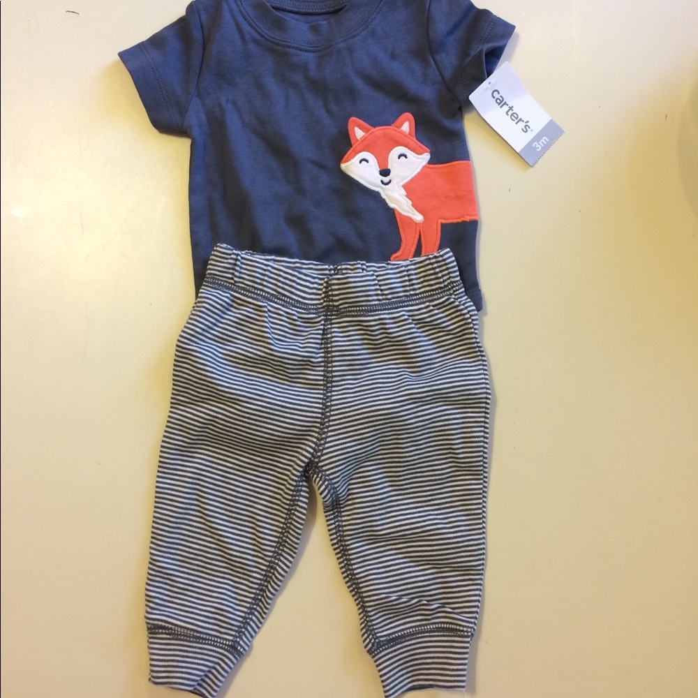 NWT Carters outfit onesie with pants